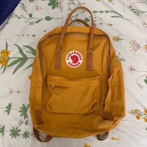 Fjallraven Kanken Authentic Backpack - Ochre Color